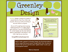 Tablet Screenshot of greenleydesign.com